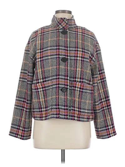 Pre-owned Halogen Coat In Gray
