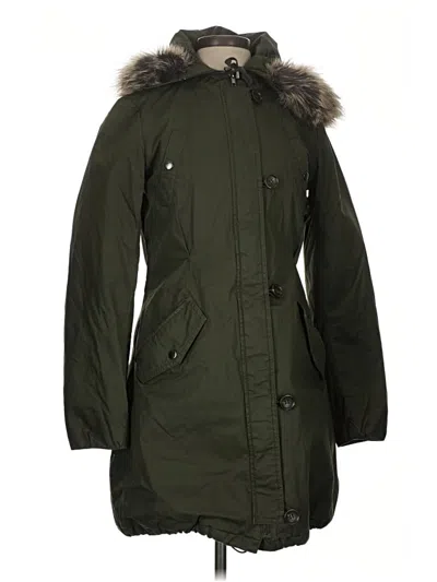 Pre-owned Halogen Coat In Green