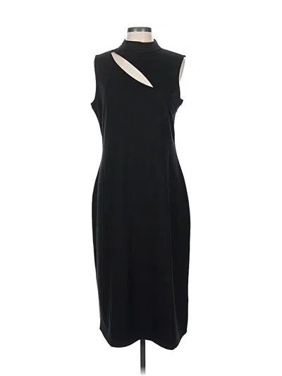 Pre-owned Halogen Cocktail Dress In Black