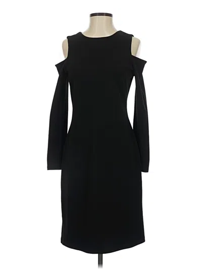 Pre-owned Halogen Cocktail Dress In Black