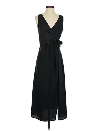 Pre-owned Halogen Cocktail Dress In Black