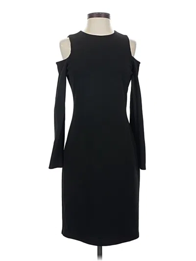 Pre-owned Halogen Cocktail Dress In Black