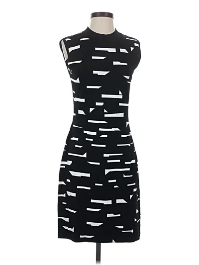 Pre-owned Halogen Cocktail Dress In Black