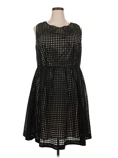 Pre-owned Halogen Cocktail Dress In Black
