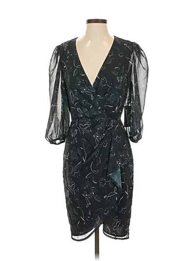 Pre-owned Halogen Cocktail Dress In Black