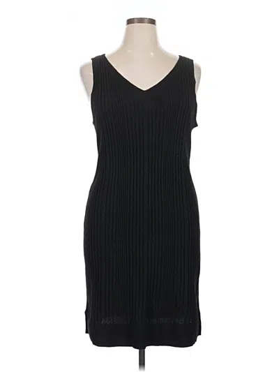 Pre-owned Halogen Cocktail Dress In Black