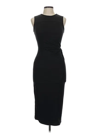 Pre-owned Halogen Cocktail Dress In Black