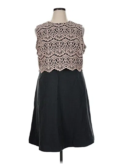 Pre-owned Halogen Cocktail Dress In Black
