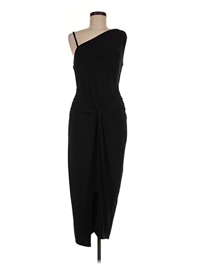 Pre-owned Halogen Cocktail Dress In Black