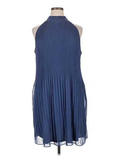 Pre-owned Halogen Cocktail Dress In Blue