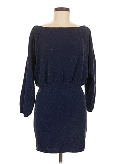 Pre-owned Halogen Cocktail Dress In Blue