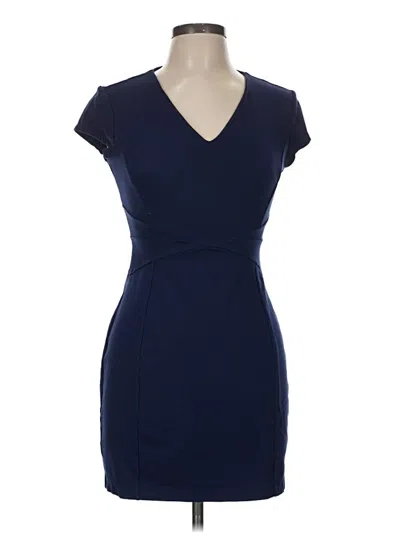 Pre-owned Halogen Cocktail Dress In Blue