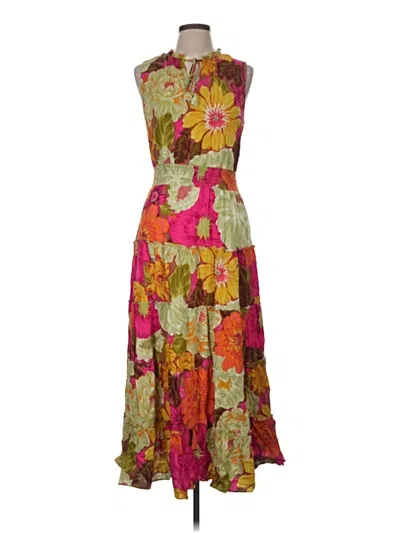 Pre-owned Halogen Cocktail Dress In Brown