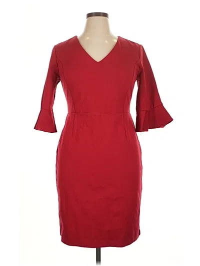 Halogen Cocktail Dress In Red