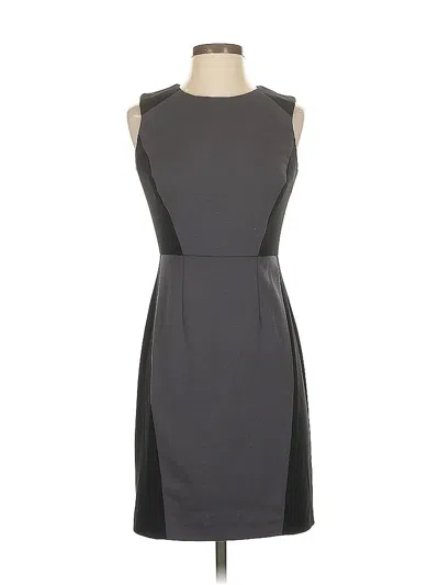 Pre-owned Halogen Cocktail Dress In Gray
