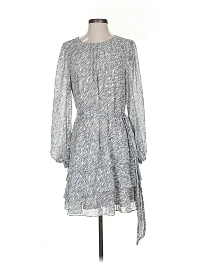 Pre-owned Halogen Cocktail Dress In Gray