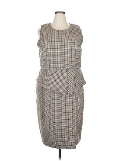 Pre-owned Halogen Cocktail Dress In Gray