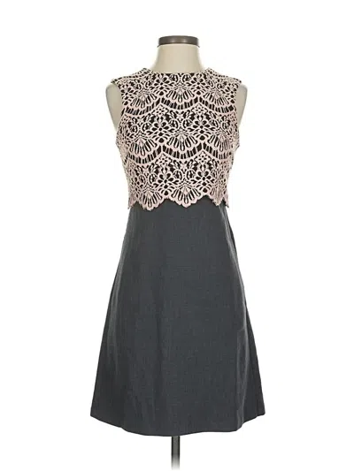 Pre-owned Halogen Cocktail Dress In Gray
