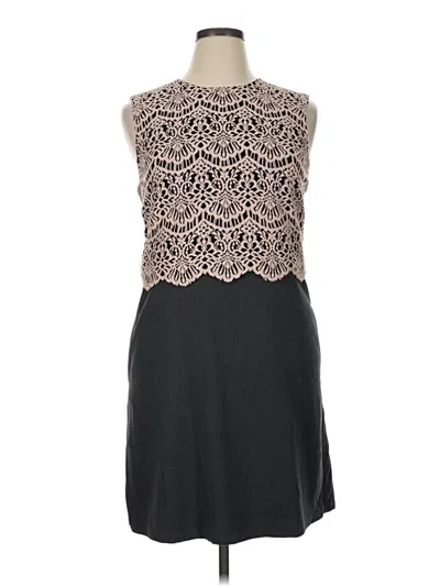 Pre-owned Halogen Cocktail Dress In Gray
