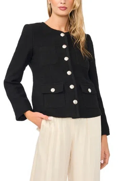 Halogen ® Collarless Jacket In Black