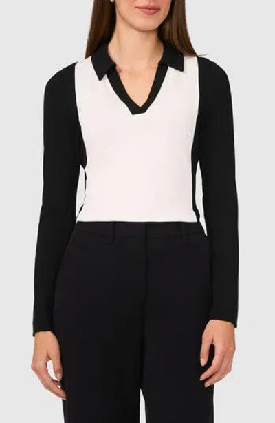 Halogen ® Colorblock Johnny Collar Top