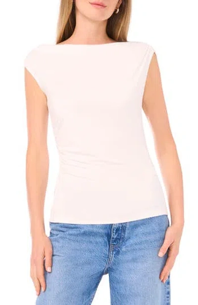 Halogen ® Cowl Neck Sleeveless Top In White