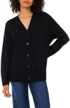 Halogen ® Cozy V-neck Cardigan In Black