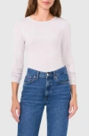 Halogen ® Crewneck Long Sleeve T-shirt In Gray Violet