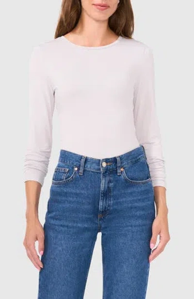 Halogen ® Crewneck Long Sleeve T-shirt In Gray Violet