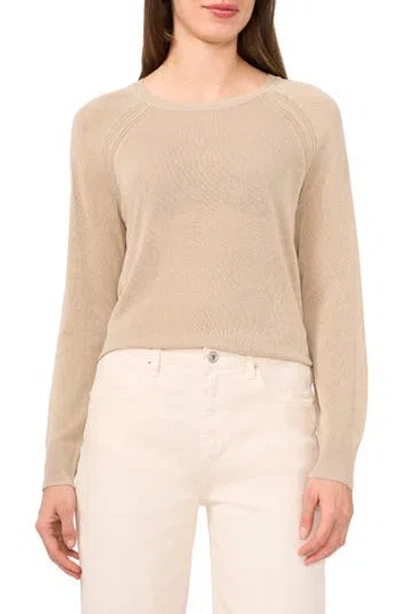 Halogen ® Crewneck Raglan Sleeve Sweater In Neutral