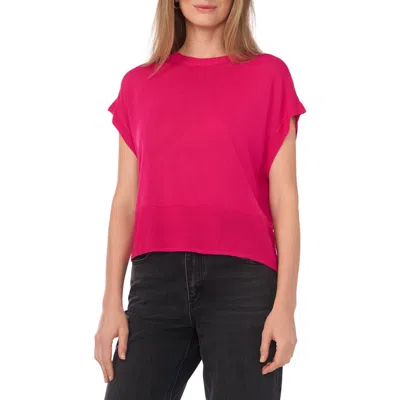 Halogen ® Crewneck Rib Sweater Top In Animal Print