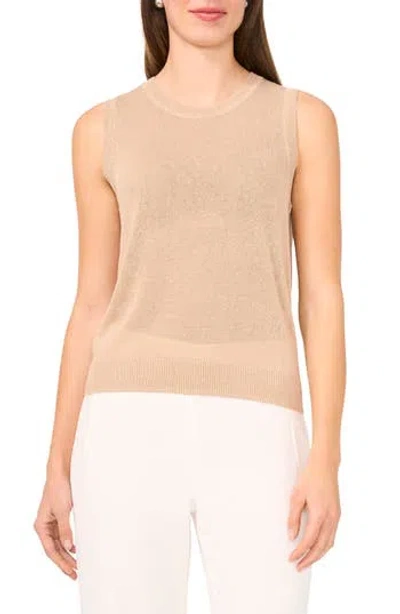 Halogen ® Crewneck Sweater Tank In Neutral