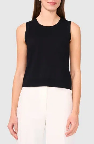 Halogen ® Crewneck Sweater Tank In Black