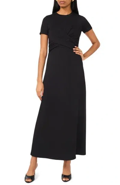 Halogen ® Crossover Bodice Maxi Dress In Black