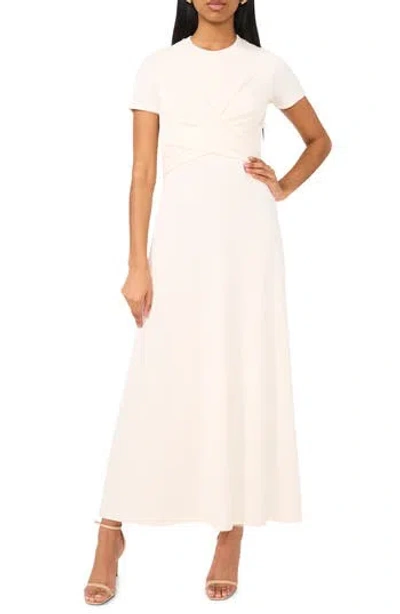 Halogen ® Crossover Bodice Maxi Dress In White