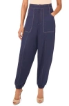 Halogen ® Denim Barrel Joggers In Purple
