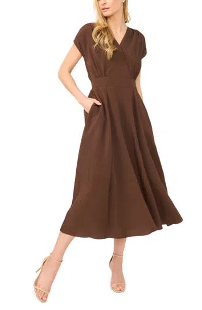 Halogen ® Dolman Sleeve Maxi Dress In Brown