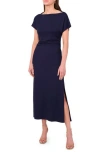 Halogen ® Dolman Sleeve Midi Dress In Blue