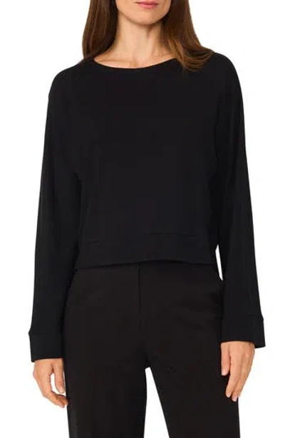 Halogen ® Dolman Sleeve Sweatshirt In Rich Black