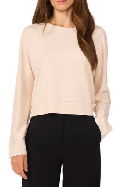 Halogen ® Dolman Sleeve Sweatshirt In Sand Shell White