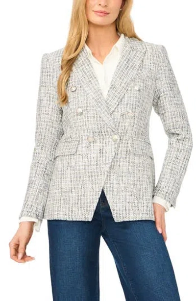 Halogen ® Double Breasted Tweed Blazer In Multi