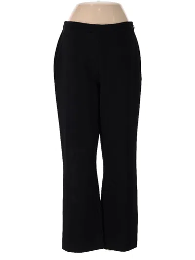 Pre-owned Halogen Dress Pants In Black