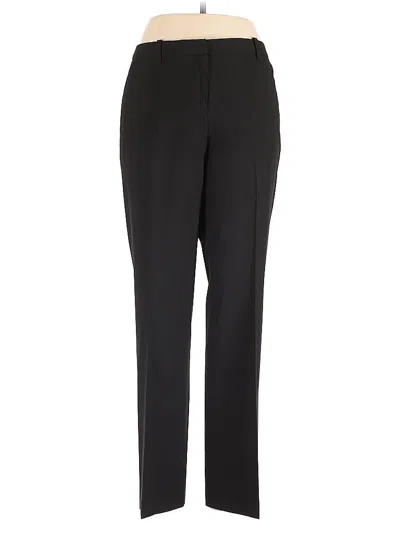 Pre-owned Halogen Dress Pants In Black