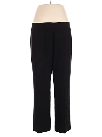 Pre-owned Halogen Dress Pants In Black