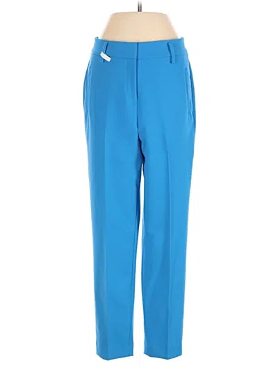 Pre-owned Halogen Dress Pants In Blue