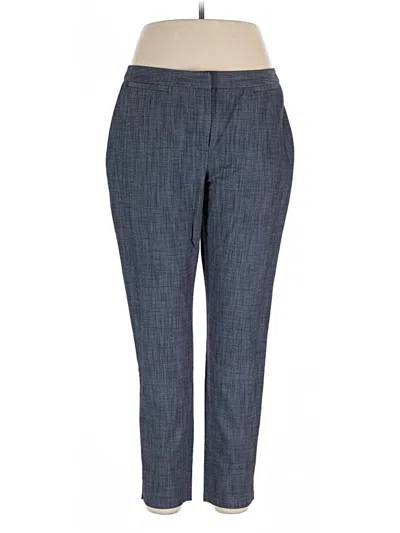 Pre-owned Halogen Dress Pants In Blue
