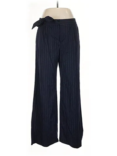 Pre-owned Halogen Dress Pants In Blue