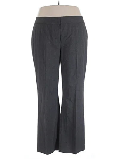 Pre-owned Halogen Dress Pants In Gray