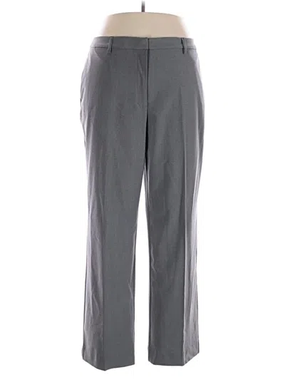 Pre-owned Halogen Dress Pants In Gray