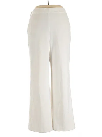 Pre-owned Halogen Dress Pants In Ivory